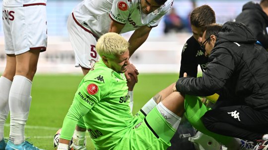 Lovitură devastatoare pentru Rapid! Benjamin Siegrist, OUT până la finalul anului