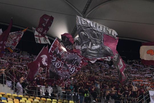 Ironie fină a ultrașilor de la Original 1923! Mesajul afișat la începutul partidei cu Hermannstadt