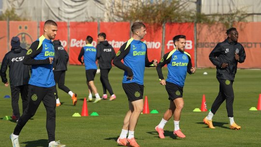 Voie bună la antrenamentul FCSB, înaintea duelului cu Midtjylland! Care este starea lui Tavi Popescu, accidentat în ultimul meci