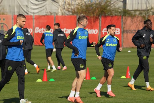 Voie bună la antrenamentul FCSB, înaintea duelului cu Midtjylland! Care este starea lui Tavi Popescu, accidentat în ultimul meci