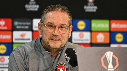 Antrenorul celor de la Midtjylland, răspuns amuzant atunci când a fost întrebat de primul 11 al FCSB: ”Să vedem dacă a mințit”