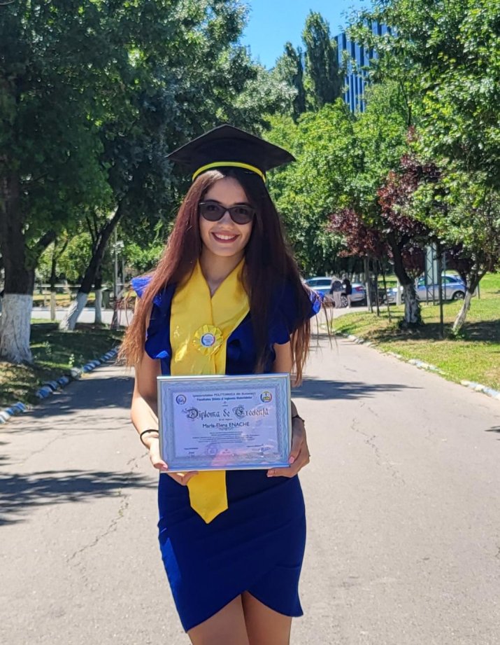 Maria Enache și diploma de studii