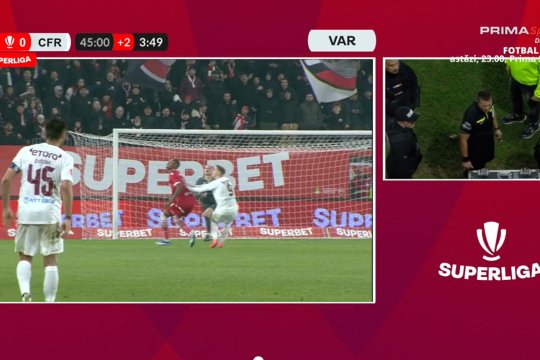 CFR Cluj, gol controversat în fața lui Dinamo! Verdictul specialistului după reușita lui Louis Munteanu