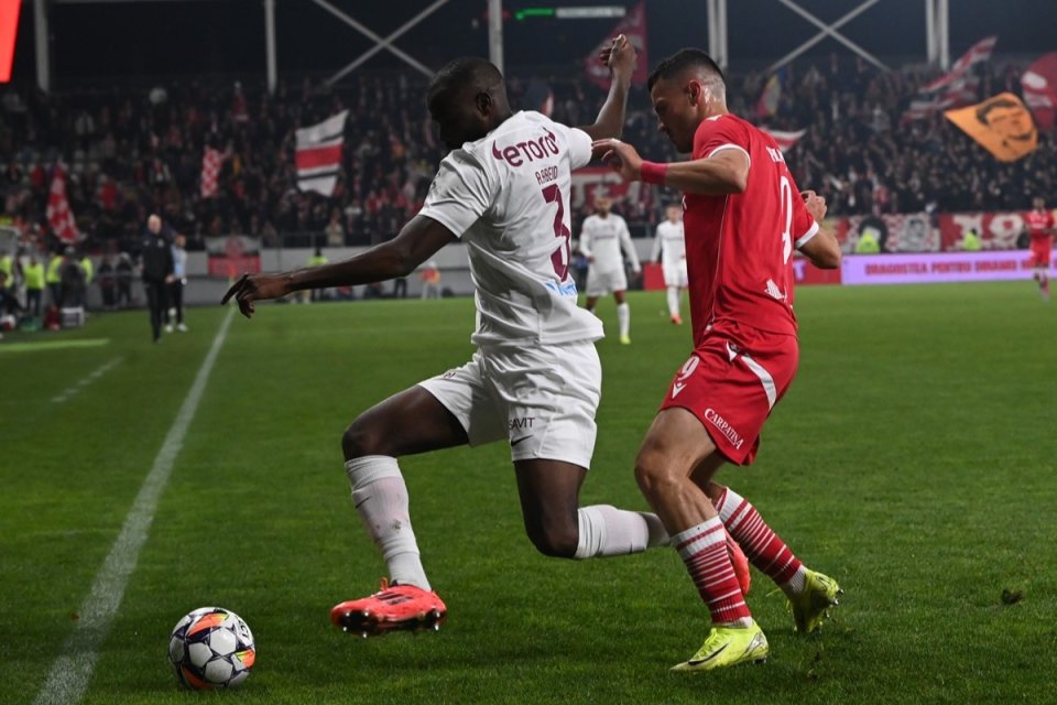 Dinamo și CFR Cluj sunt despărțire de un punct în clasament