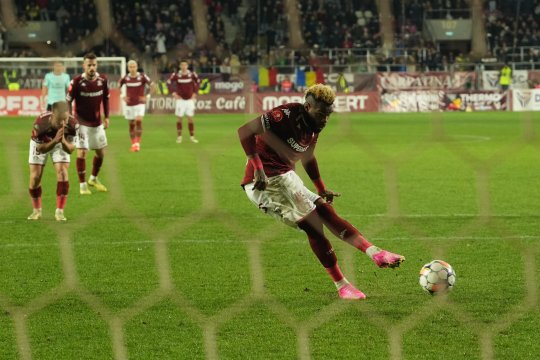 Boupendza, primul gol ”acasă”. Atacantul a marcat din penalty în meciul cu UTA