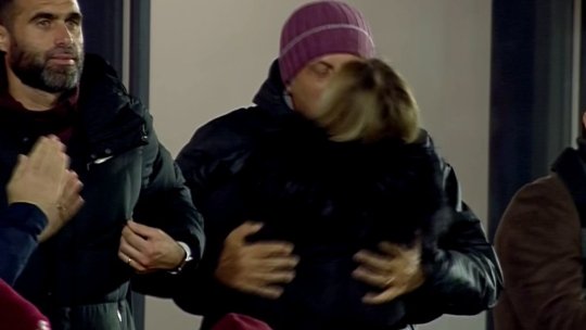 Love is in the air! Dan Șucu și Diana Șucu, imaginile serii în Giulești, după victoria Rapidului cu UTA