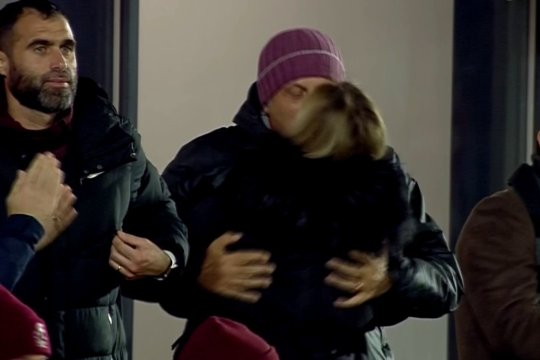 Love is in the air! Dan Șucu și Diana Șucu, imaginile serii în Giulești, după victoria Rapidului cu UTA