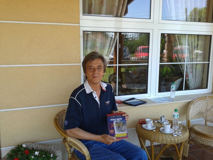 Silvio Simatoc, în 2013, la lansarea cărții despre tatăl său