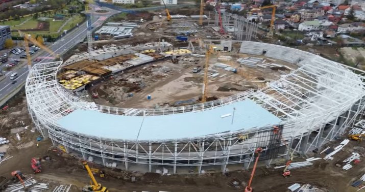 Noul stadion din Târgoviște prinde contur