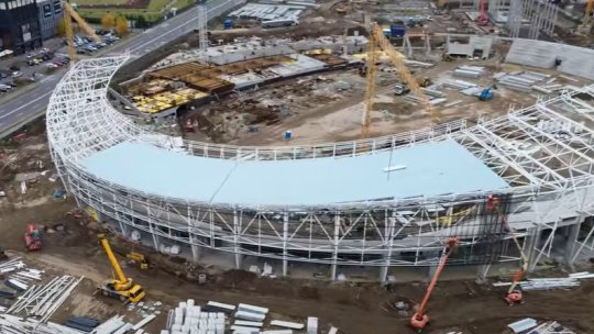 Stadion de 55.000.000 de euro pentru o echipă din Liga 2. Arena a început să prindă contur