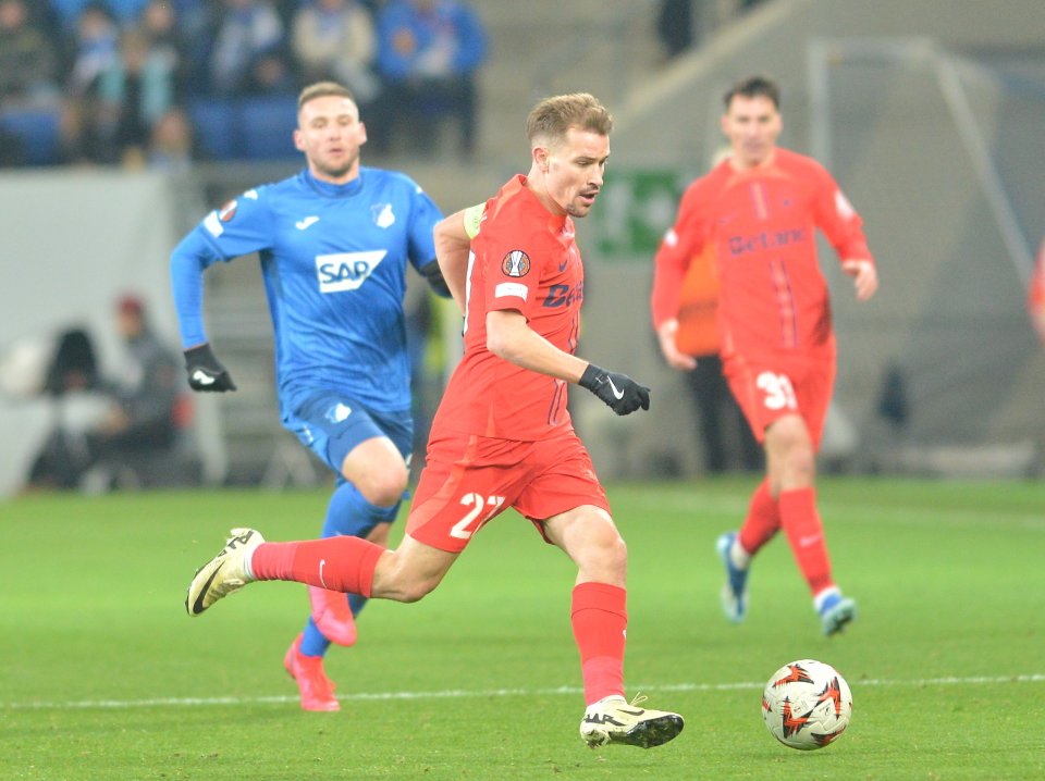 FCSB a remizat cu Hoffenheim în Europa League, scor 0-0