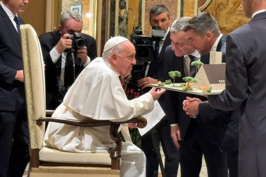 Ioan Varga a fost în vizită la Papa Francisc. Ce cadou i-a oferit finanțatorul de la CFR Cluj