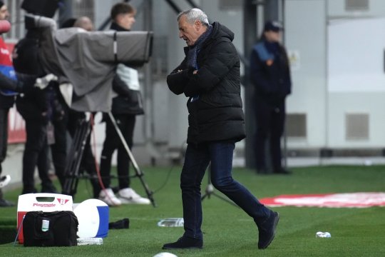 Mircea Rednic și-a spus nemulțumirile, după Oțelul Galați - UTA Arad 1-1