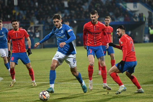 Farul - FCSB 1-1. Două puncte pierdute de campioană pe final de joc. Radunovic a ratat un penalty!