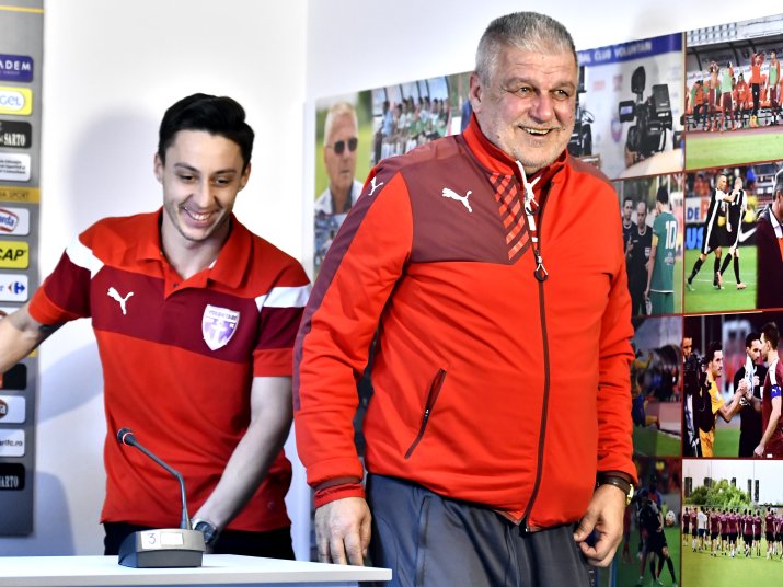 Florin Marin, pe vremea în care era antrenor la FC Voluntari