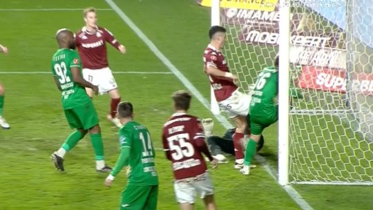 2 faze tensionate la Rapid - Gloria Buzău: gazdele au cerut gol în ambele faze