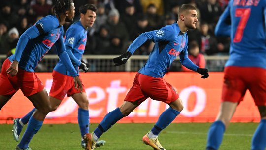 Oțelul Galați - FCSB 1-4. Bîrligea lovește de două ori și campioana României învinge fără emoții