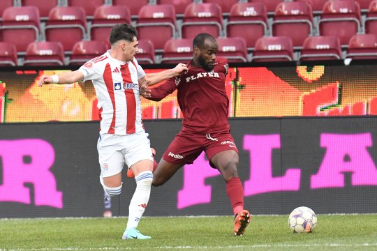 CFR Cluj - Oțelul 3-2. Final nebun în Gruia! Victorie crucială obținută de echipa lui Dan Petrescu