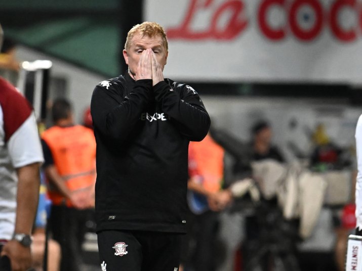 Neil Lennon a fost demis după remiza din meciul tur cu Dinamo, scor 1-1.