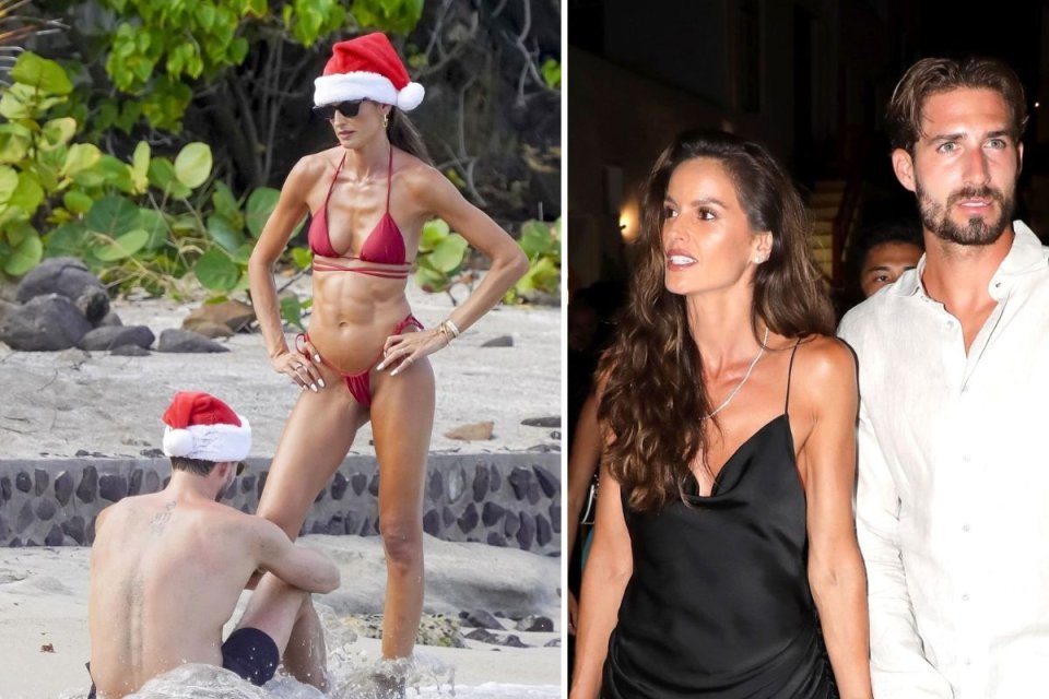 Kevin Trapp și Izabel Goulart au oferit imagini virale pe plaja din Caraibe