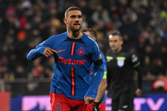 Daniel Bîrligea este noul golgheter al SuperLigii. Atacantul a ajuns la 10 goluri în acest sezon