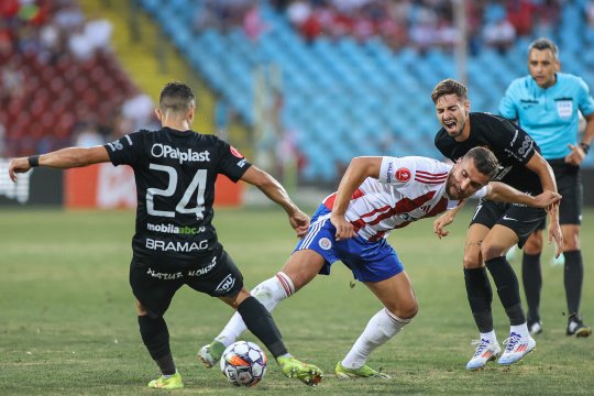 FC Hermannstadt - Oțelul 1-0. Încă o înfrângere pentru Dorinel Munteanu! Galățenii, în cădere liberă