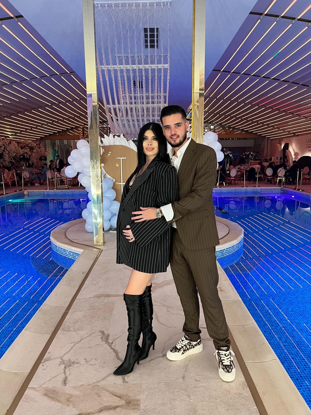 Laurențiu Aliuță și soția sa, Maria Roxana