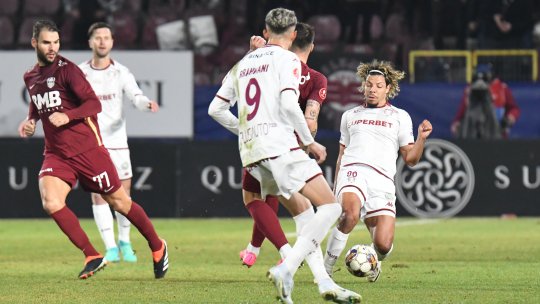 CFR Cluj - Rapid 0-1. Rapidiștii ajung la 4 victorii consecutive și se apropie de liderul FCSB la 6 puncte