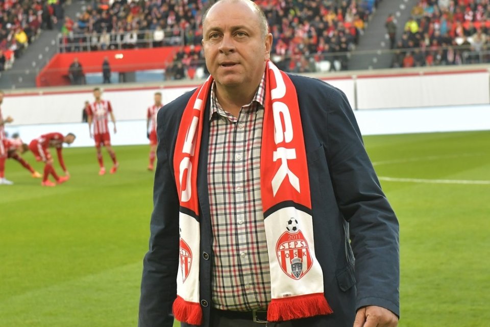 Laszlo Dioszegi, patronul echipei clasate pe locul 6 în SuperLigă