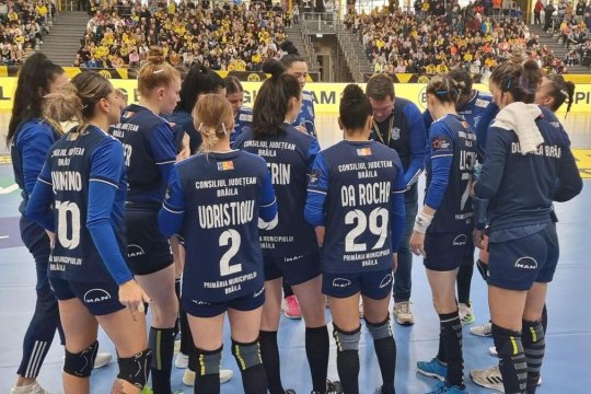 Dunărea Brăila s-a calificat în sferturile EHF European League după un meci dominat de la un căpat la altul