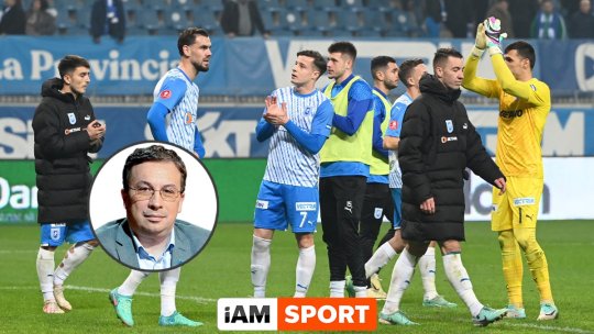 Soarele gol al Craiovei. Marius Mitran nu îi iartă pe olteni după egalul cu U Cluj