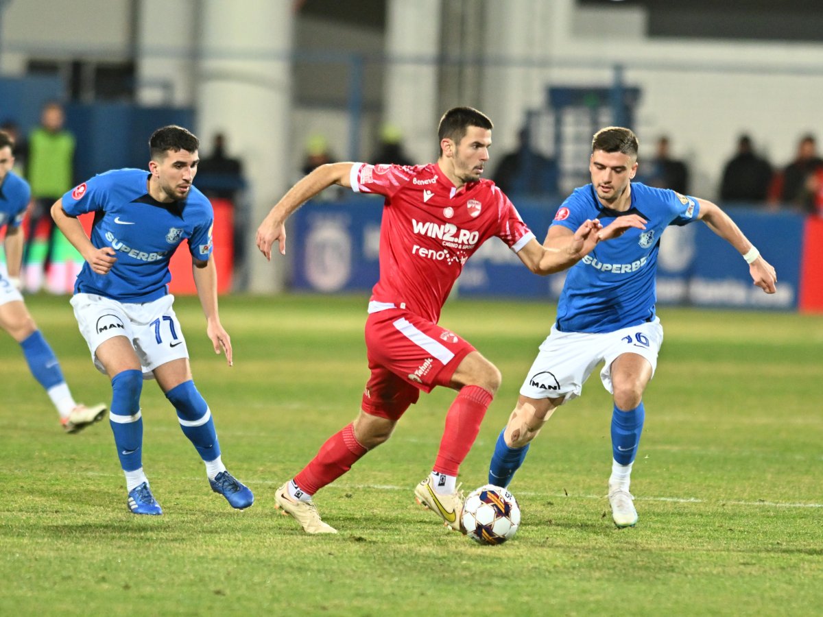 Jucătorii Farului au fost depășiți la toate capitolele de rivalii de la Dinamo