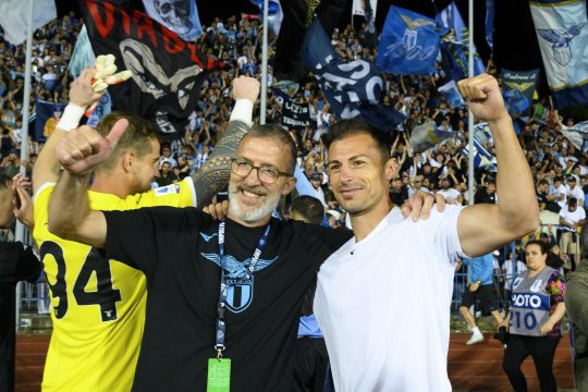 Ștefan Radu, momente de neuitat în tribune la Lazio. Ce a cântat alături de suporteri