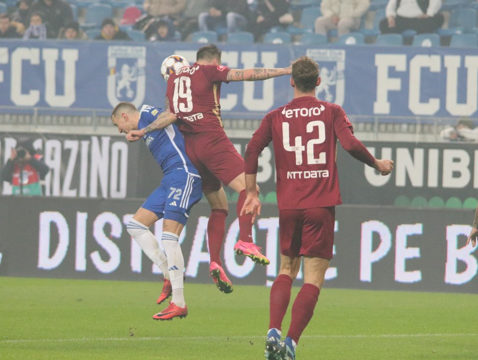 CFR Cluj a câștigat meciul din tur cu scorul de 2-0