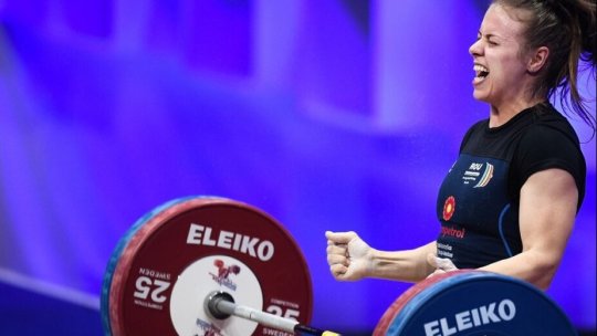 Elena Toma a cucerit două medalii de aur la Campionatele Europene de haltere de la Sofia