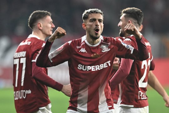 Anunțul lui Albion Rrahmani după un nou gol marcat pentru Rapid în victoria cu Hermannstadt