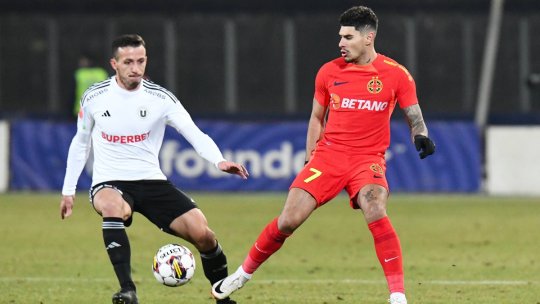Universitatea Cluj - FCSB 0-0. Liderul este ținut în șah de echipa lui Sabău