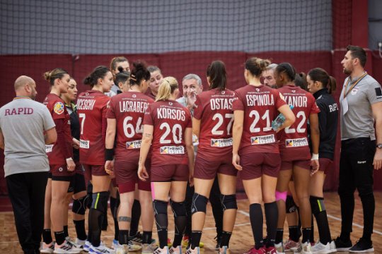 Rapid, eliminată din Liga Campionilor la handbal! Ce urmează pentru echipa din Giulești