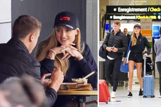 Noua vedetă a lui Mouratoglou a dat lovitura în afara terenului! Imagini surprinse în aeroport, cu "fosta" lui Lewis Hamilton | FOTO