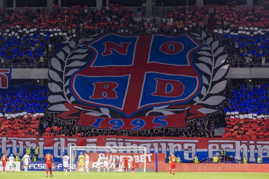 Fanii FCSB, mesaj clar în războiul cu CSA Steaua. Bannerul apărut pe Arena Națională la partida cu FC Botoșani