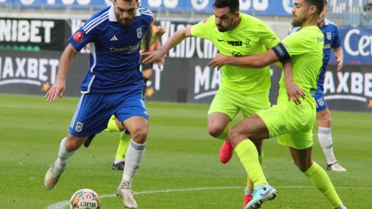 FCU Craiova 1948 - Poli Iași 1-1. Remiză în primul meci al etapei a 28-a. Două goluri anulate de VAR în repriza secundă