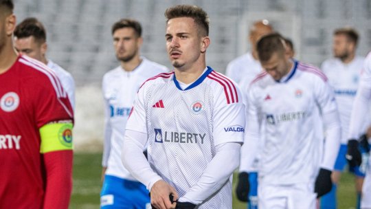 Alexandru Pop, gol de poveste în Oțelul Galați - CFR Cluj! Cum l-a ”executat” pe portarul Răzvan Sava din lovitură liberă