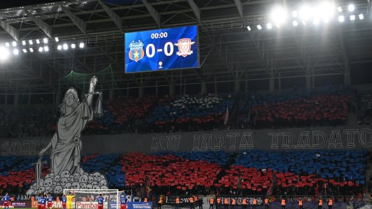 Grad sporit de risc la Rapid - UTA! Ultrașii Stelei vor fi prezenți în Giulești: ”Organizatorul nu va permite afișarea altor însemne”