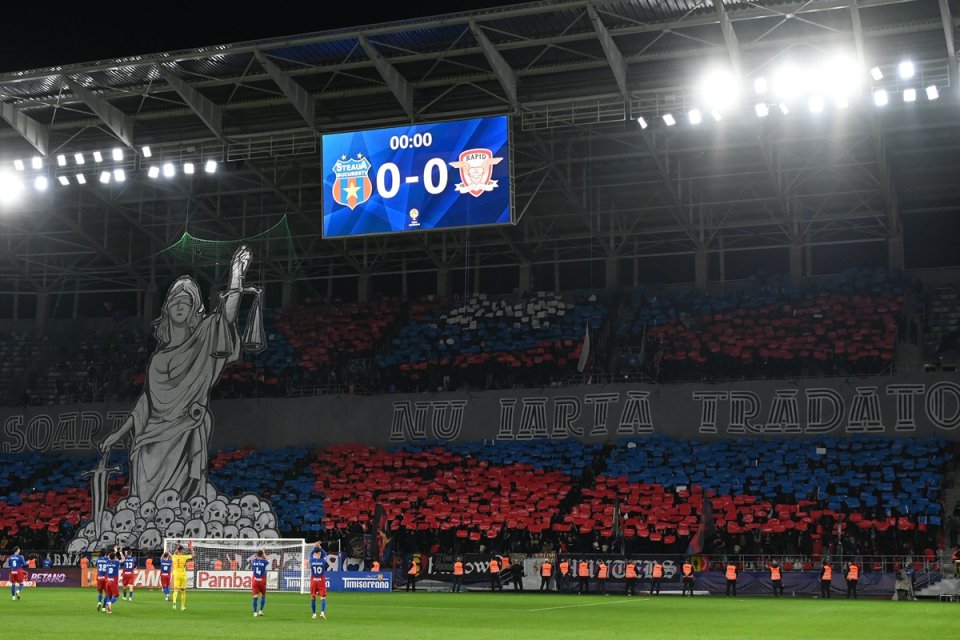 CSA Steaua și Rapid s-au întâlnit în grupele Cupei României în acest sezon, într-un meci care s-a încheiat 0-0.