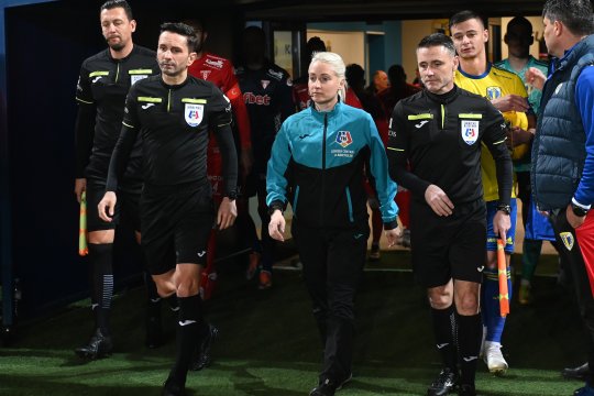 Arbitrul care i-a anulat lui Florinel Coman ”bijuteria” în duelul cu CFR Cluj, delegat la FCSB - FC Voluntari: ”E clară treaba!”
