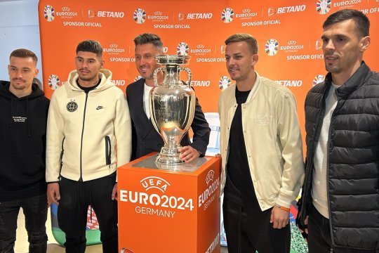 Trofeul EURO 2024 a ajuns în România. Coman, Bancu și Olaru și-au stabilit obiectivul pentru turneul final