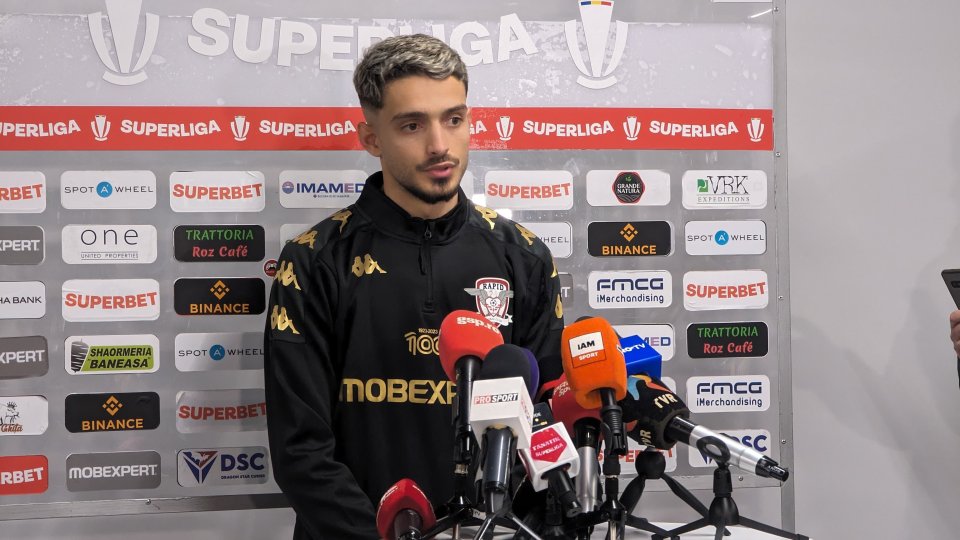 8 goluri și 2 assist-uri în 10 meciuri a strâns Albion Rrahmani la Rapid