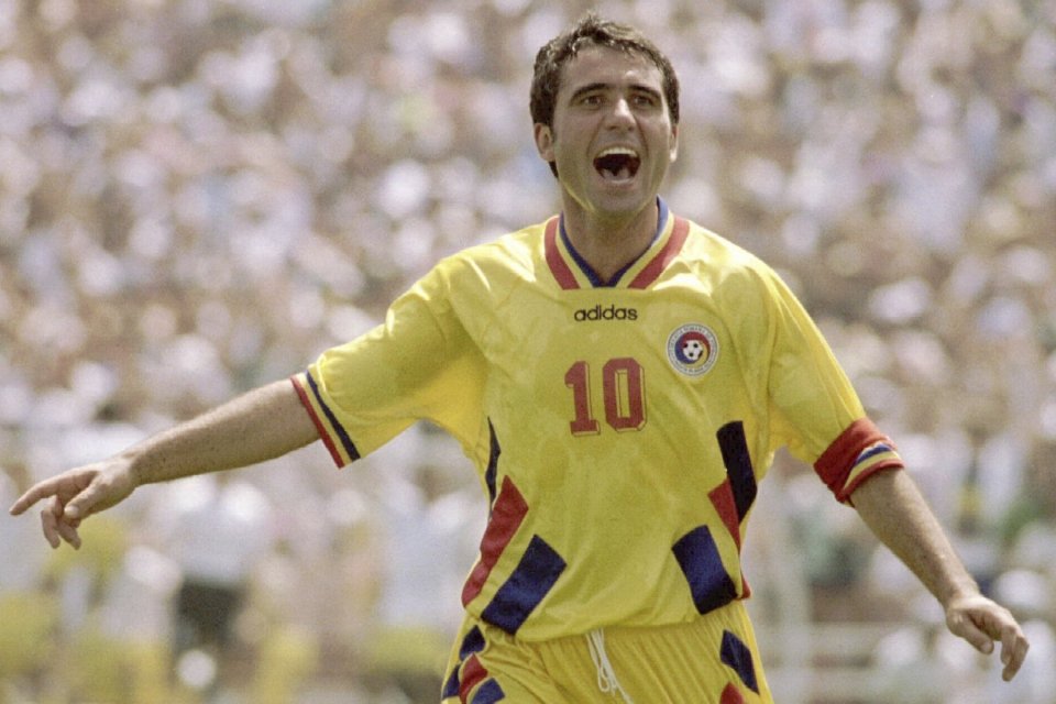 Hagi a marcat trei goluri la Campionatul Mondial din SUA '94