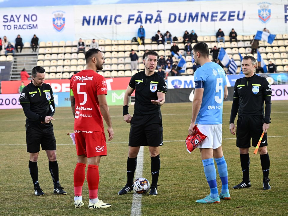 Szabolcs Kovacs, arbitru la FC Voluntari - Hermannstadt