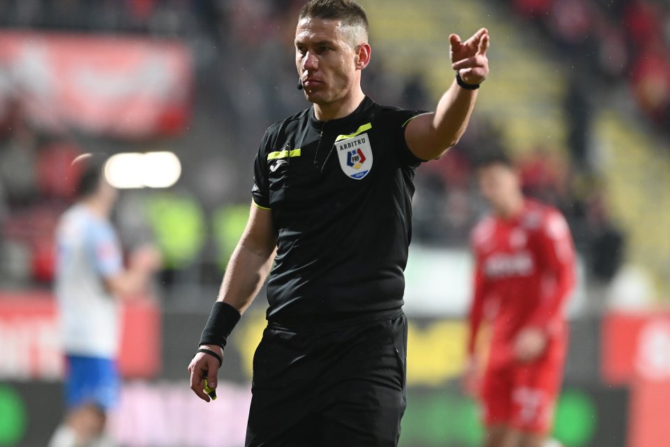 Szabolcs Kovacs, arbitru la FC Voluntari - Hermannstadt